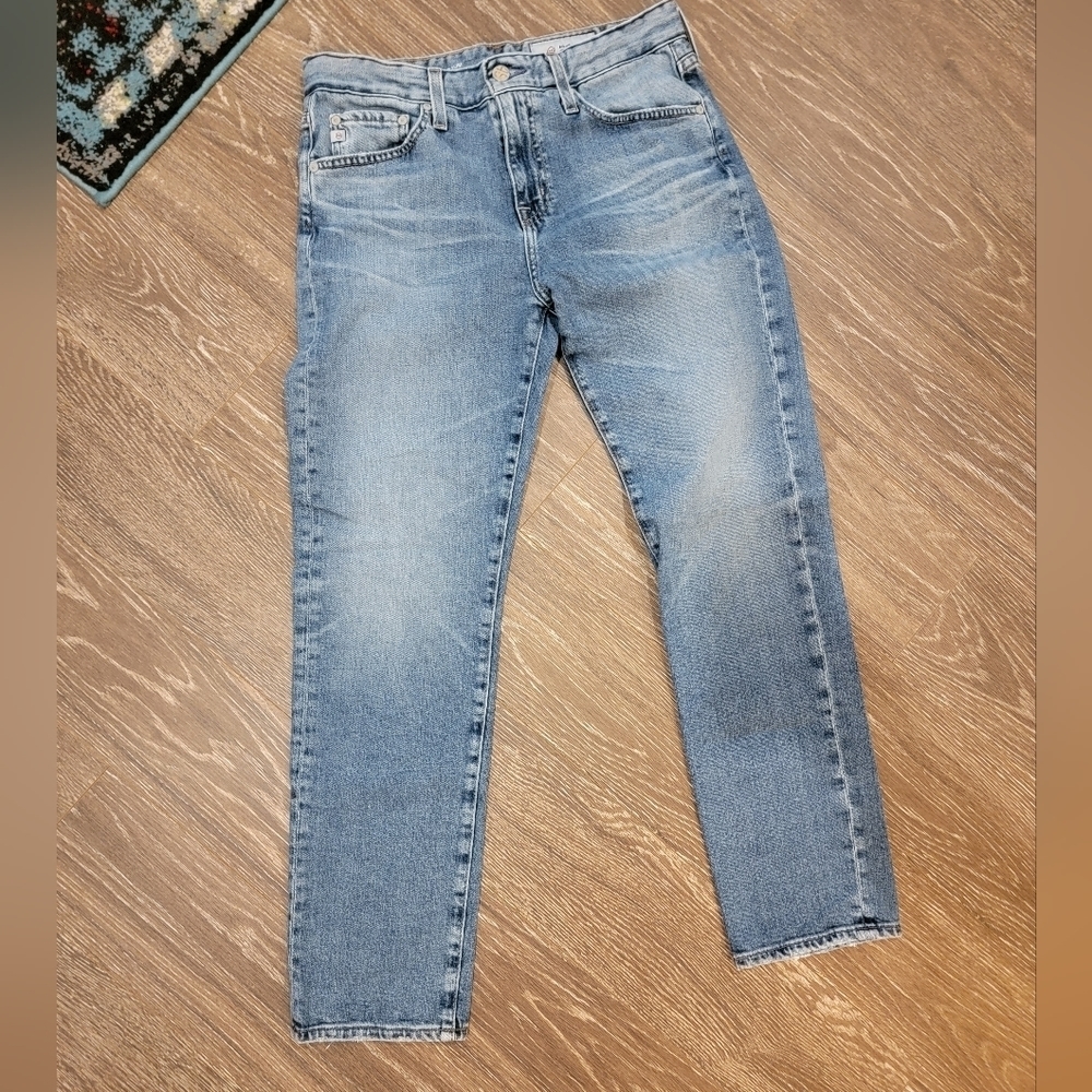 AG Adriano Goldschmied Blue Boyfriend Jeans - Picture 4 of 11